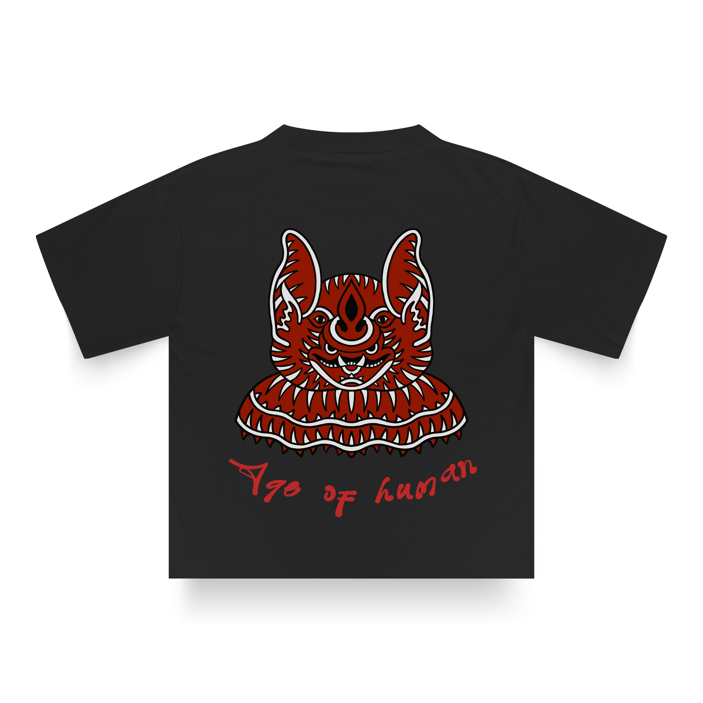 BLACK BATFACE T-SHIRT