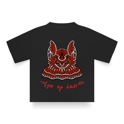 BLACK BATFACE T-SHIRT