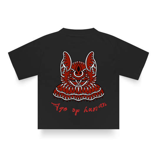 BLACK BATFACE T-SHIRT