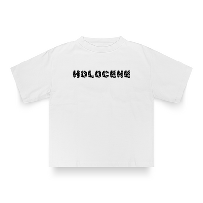 WHITE MOTH IMPRESSION T-SHIRT