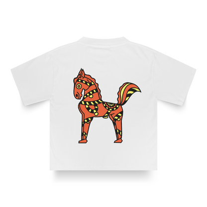 WHITE RAGE HORSE T-SHIRT