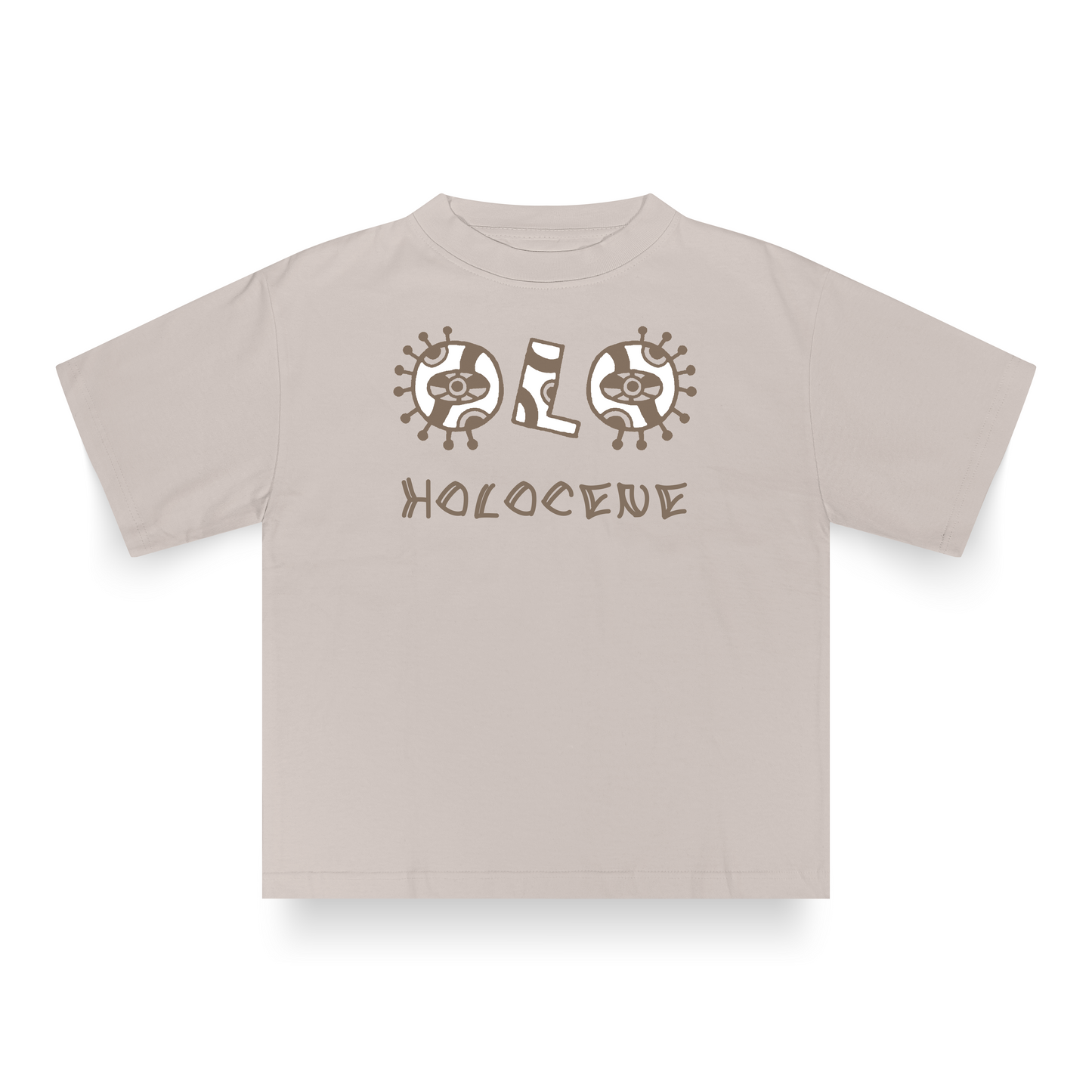 BEIGE LOPHIUS TRIBAL T-SHIRT